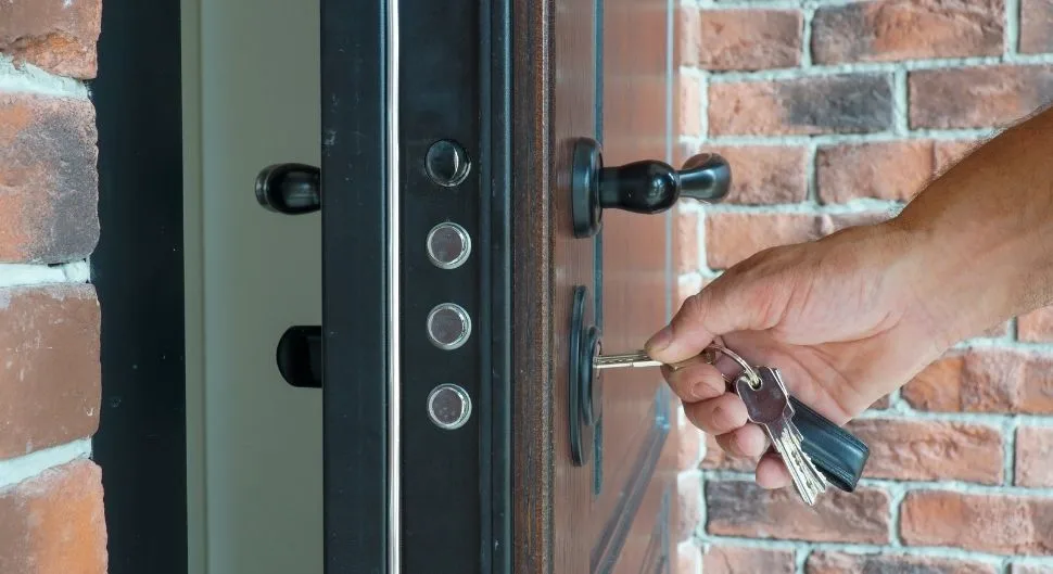 Porte blindée